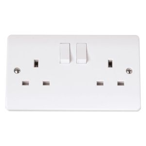 13 Amp Socket Outlets - 2 gang switched